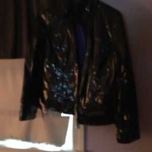 Faux leather jacket